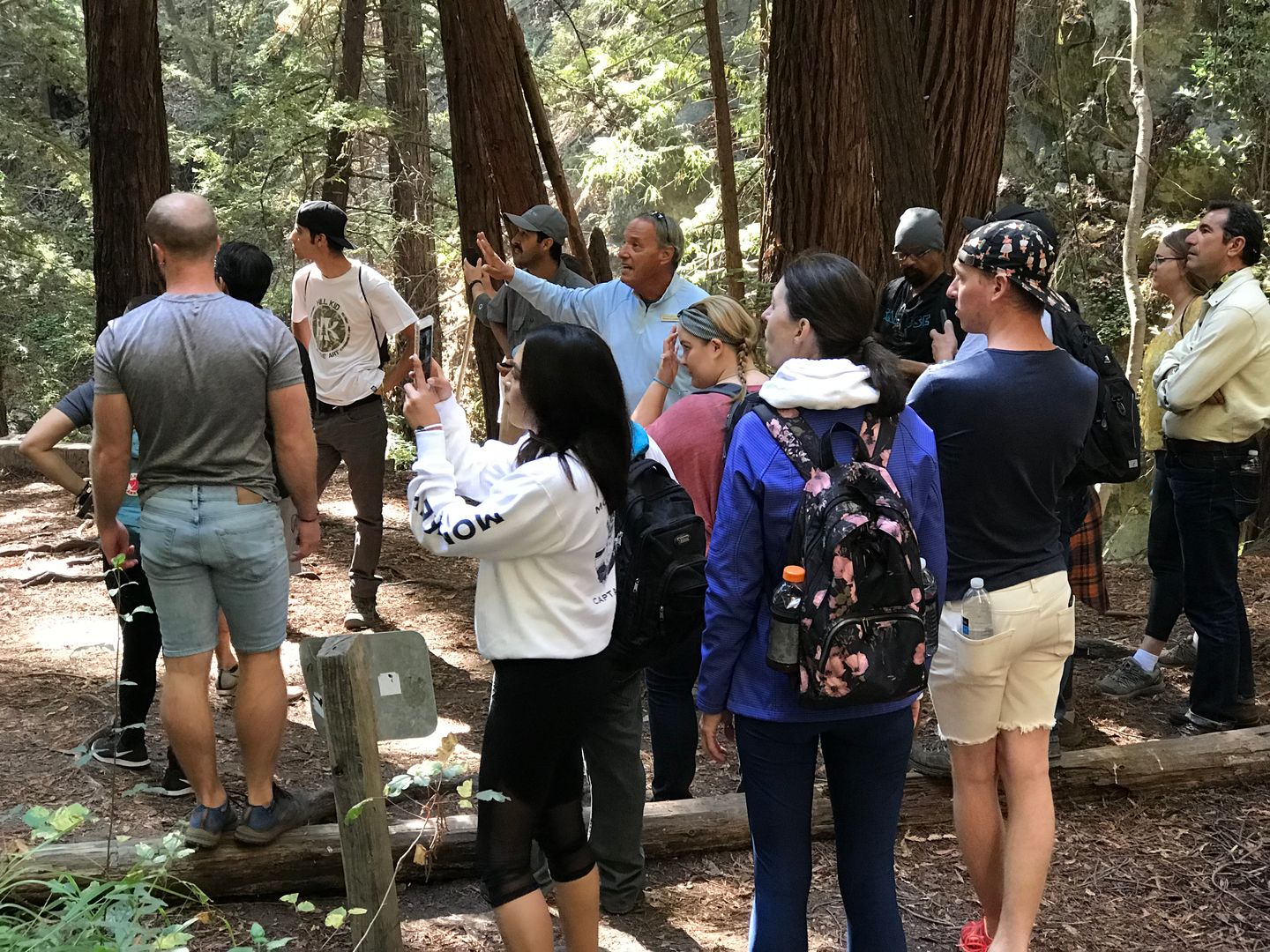 Group on hike