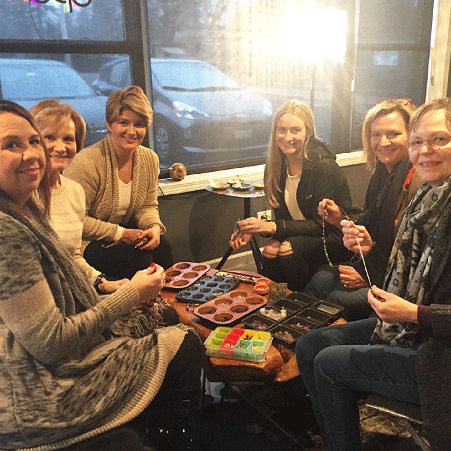 Group Making Necklaces