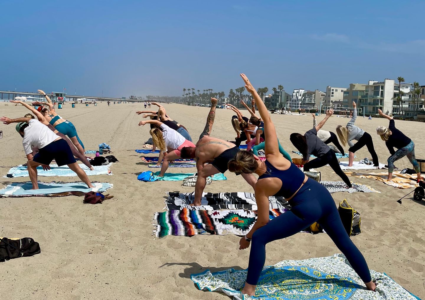 Group on beach
