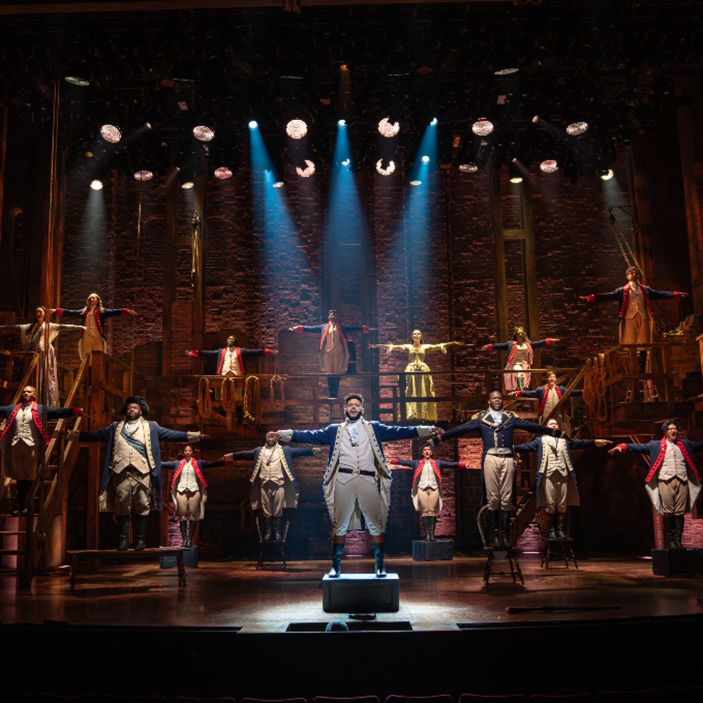 Stage Performance of HAMILTON on Broadway