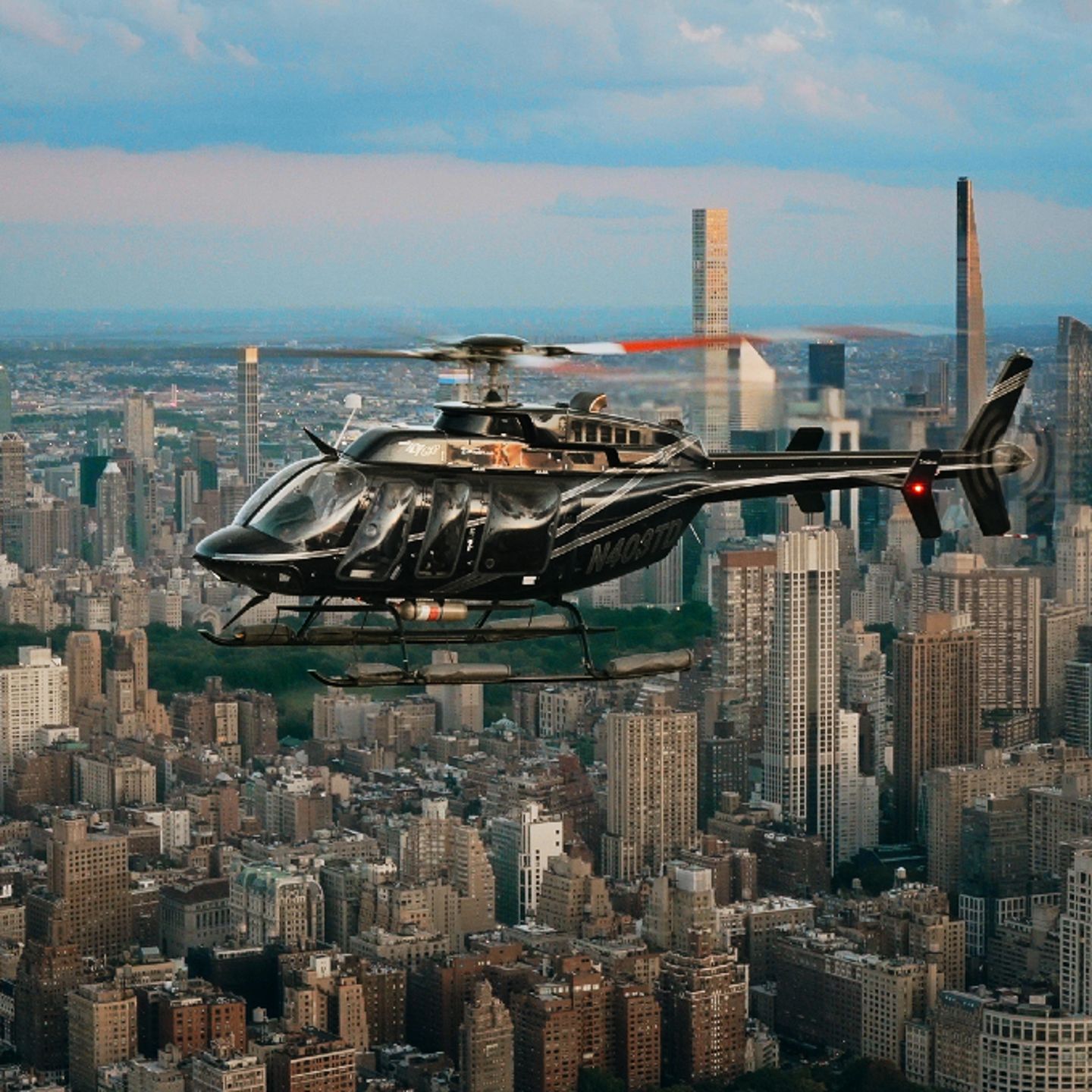 Helicopter up close