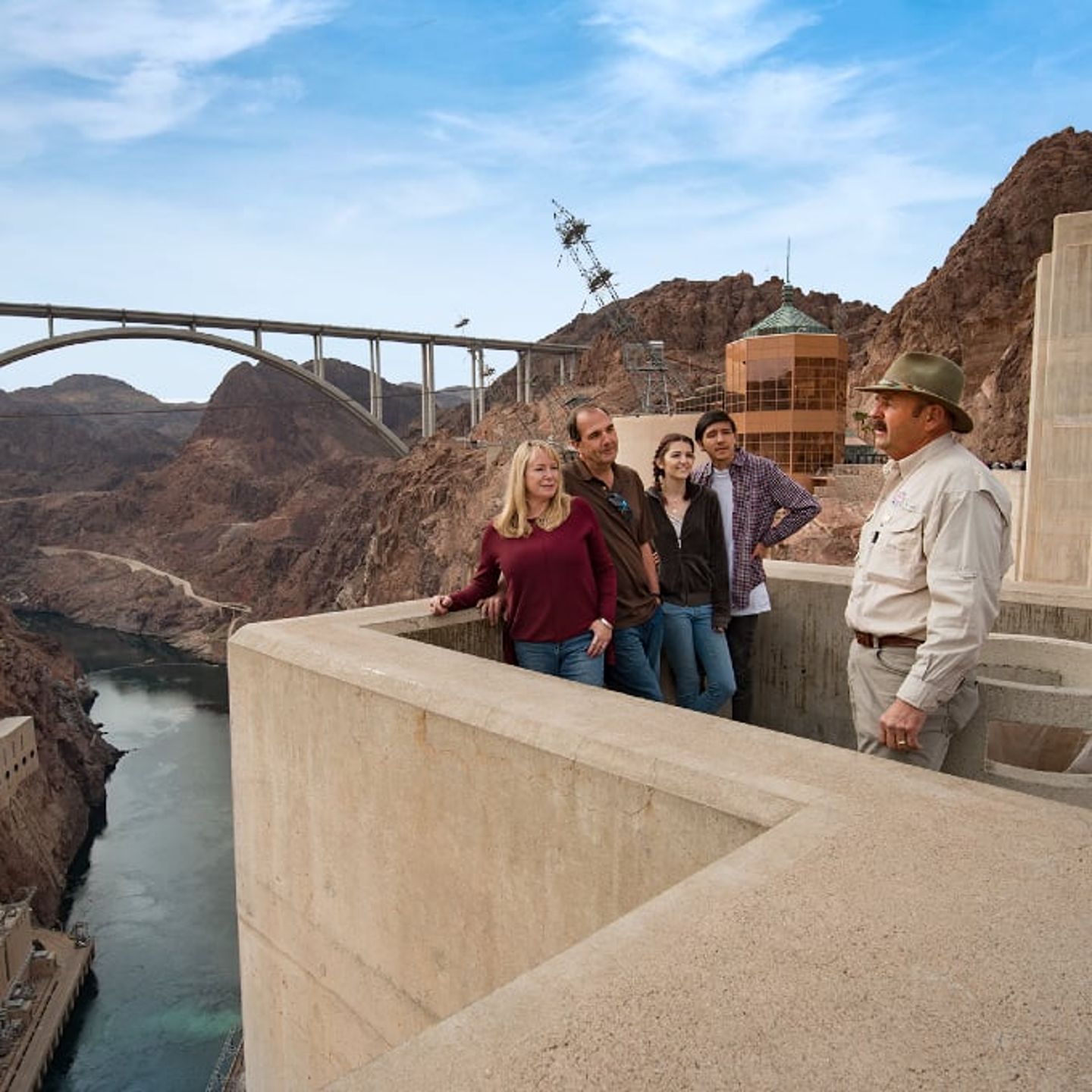 Group at Hoover Dam