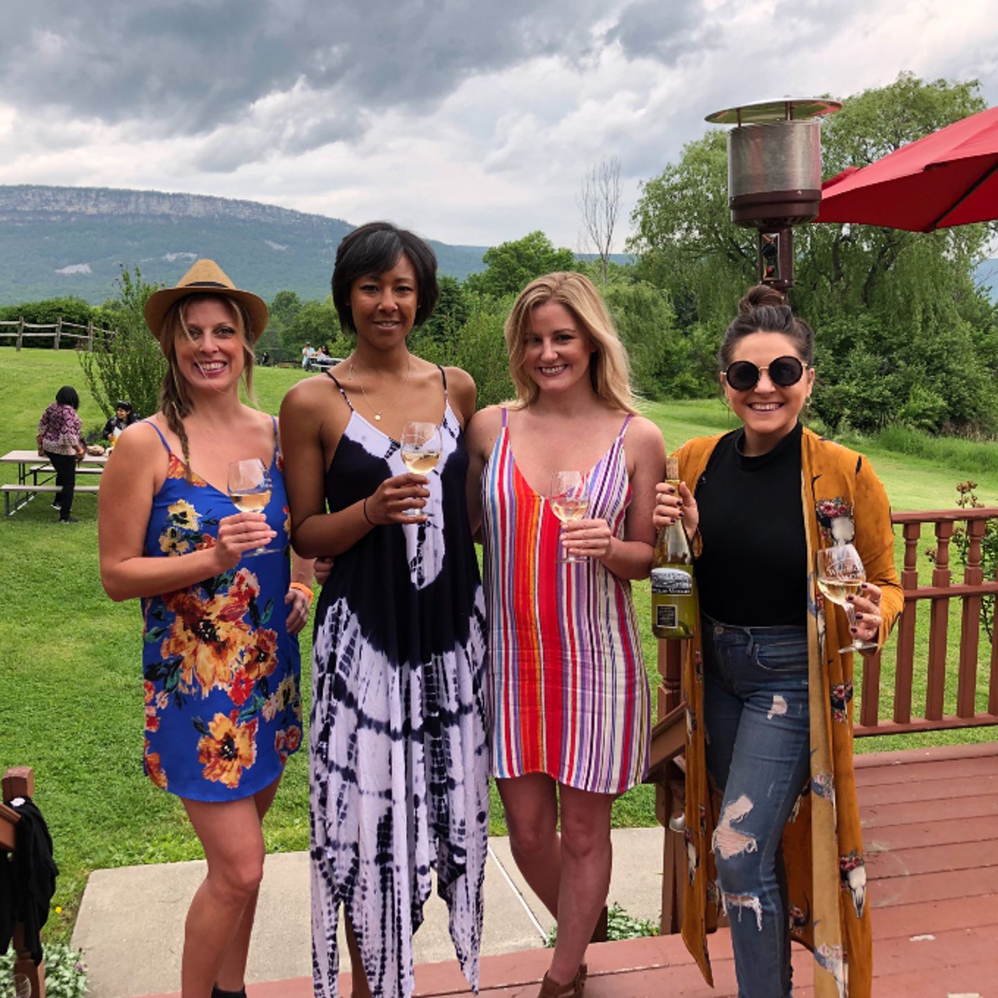 Women with wine