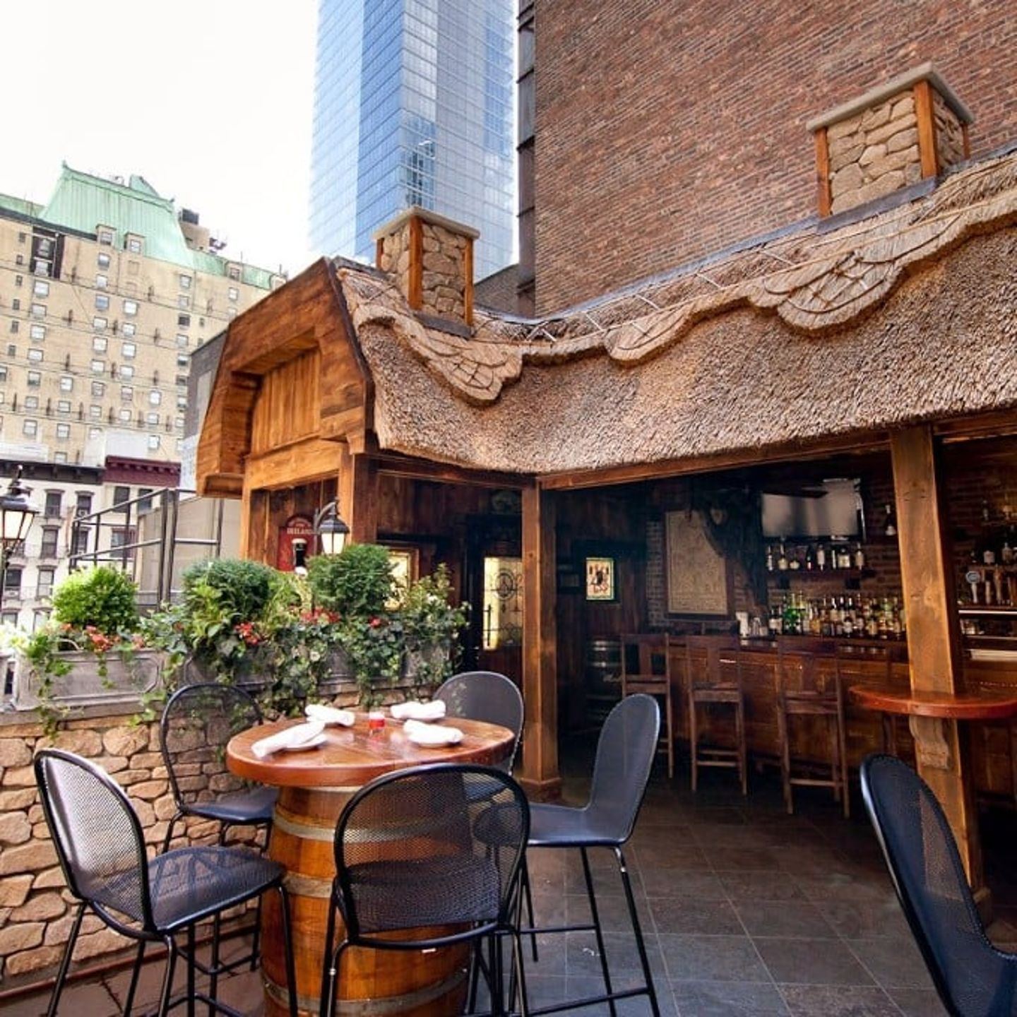 Rooftop dining