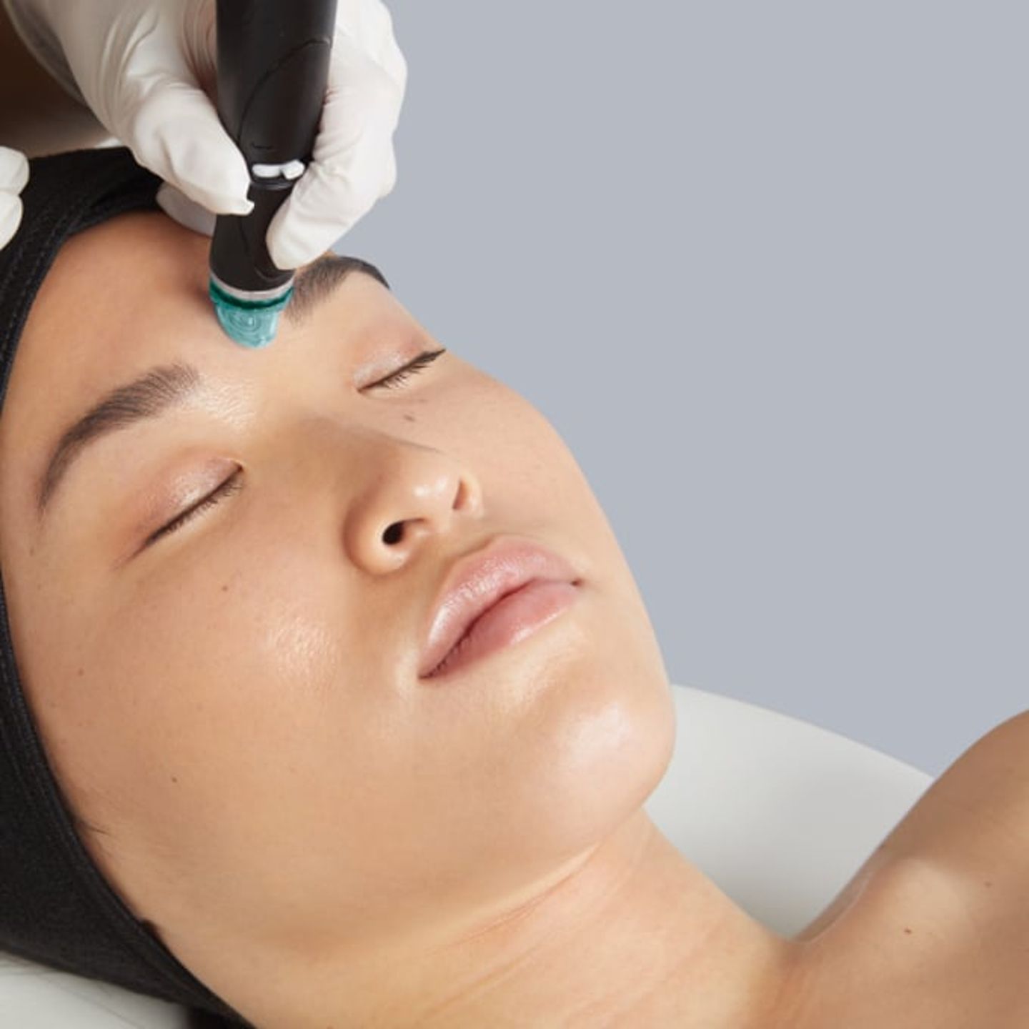 Women getting facial