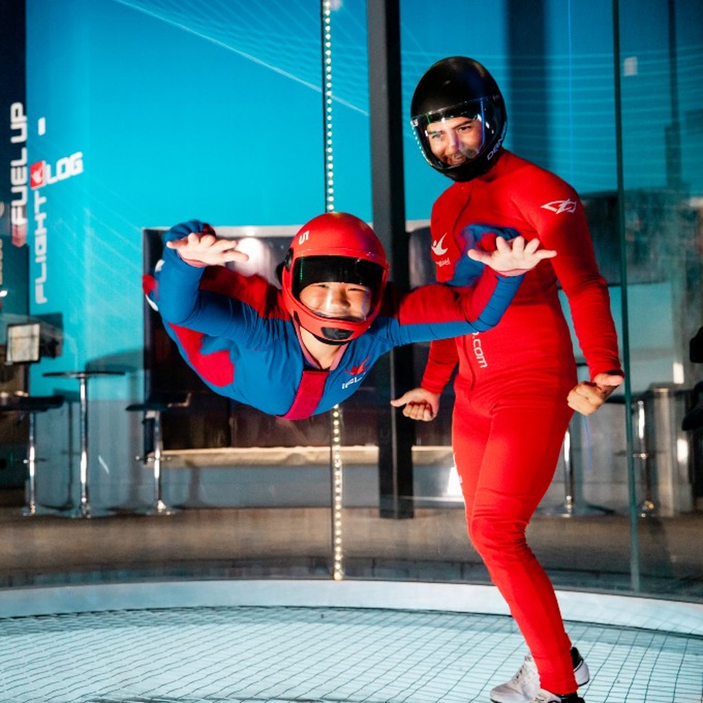 Kid flying