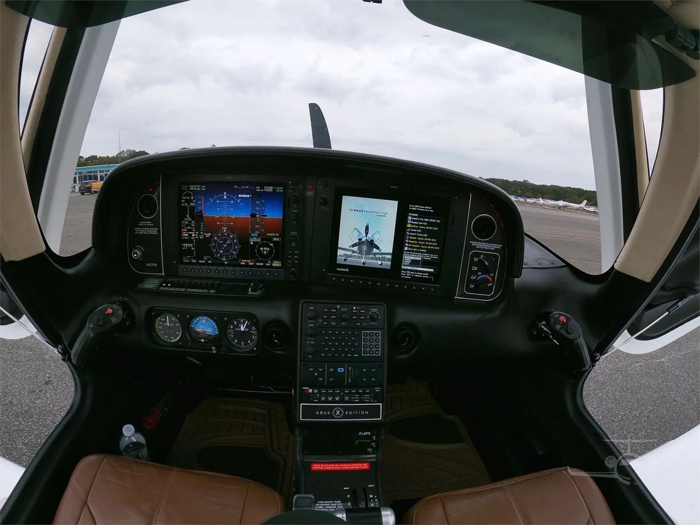 Inside plane