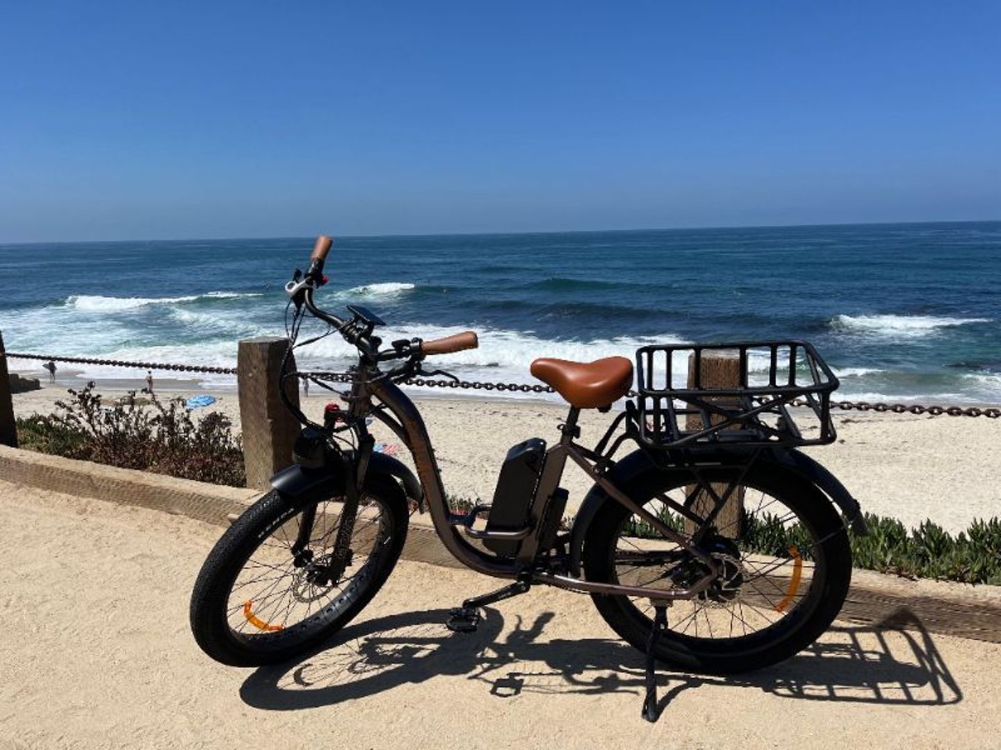 Bike on beach