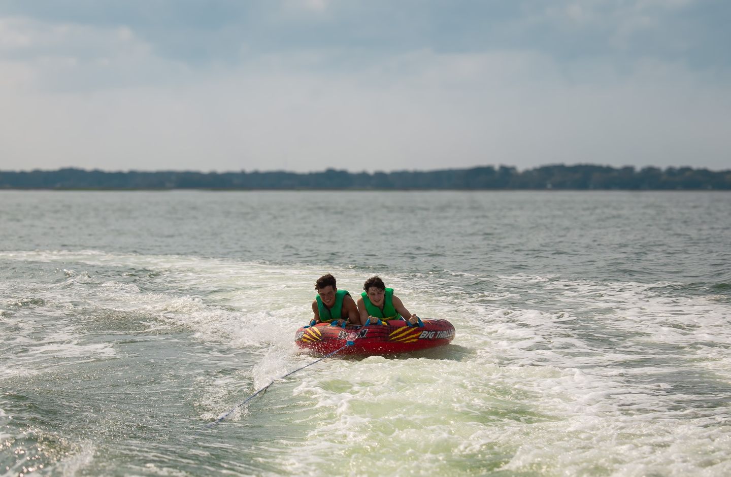Tube in water
