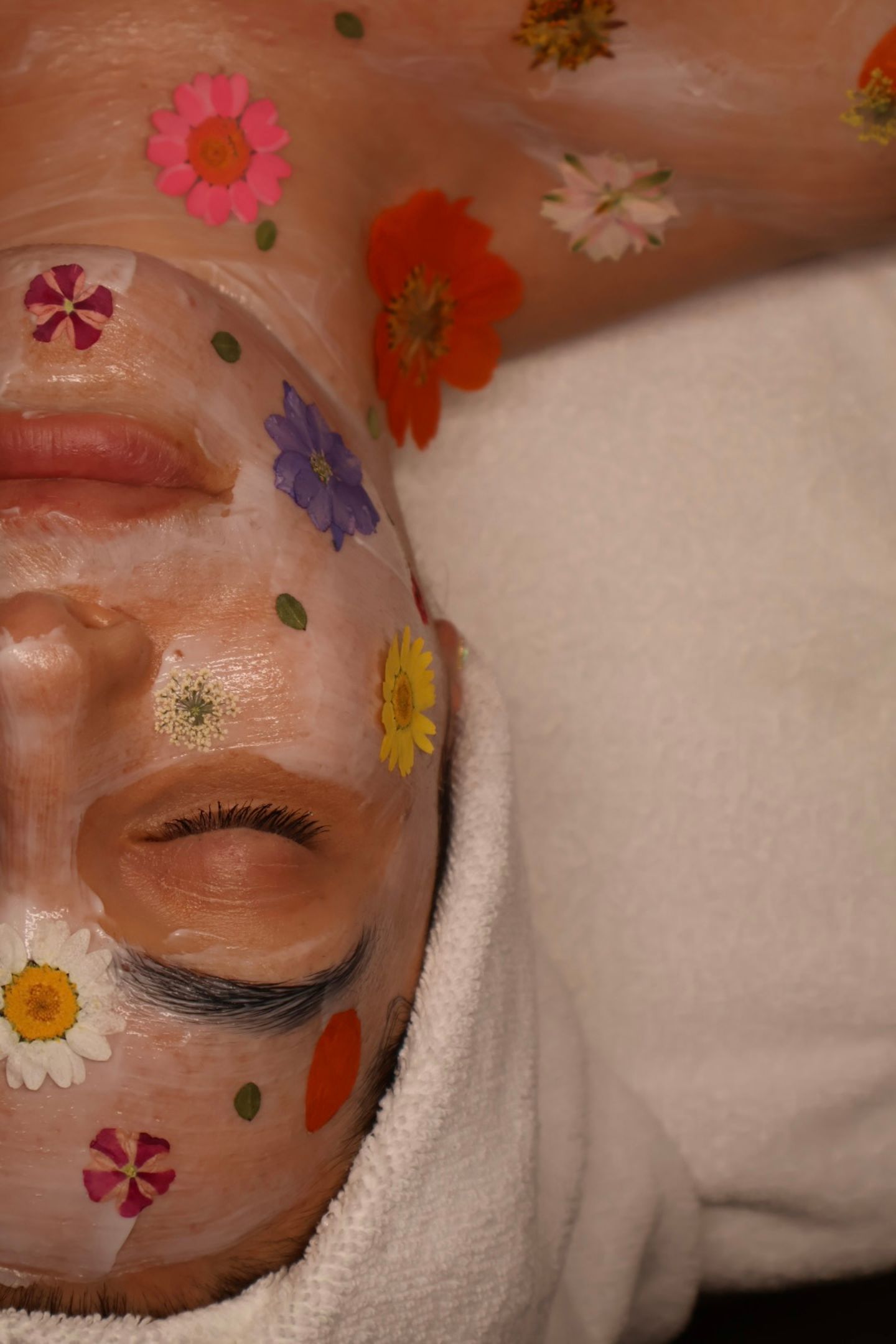 Facial up close