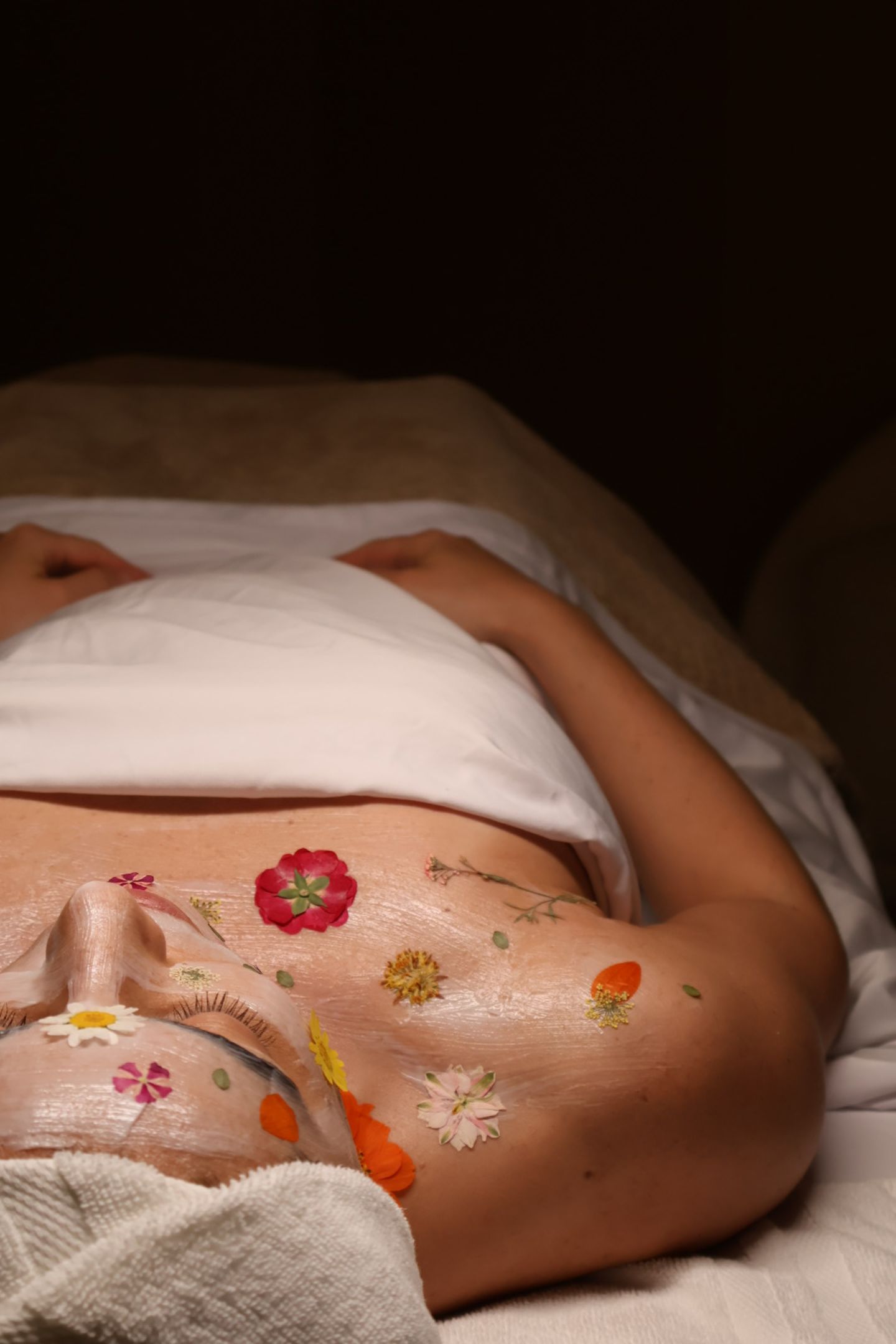Floral facial