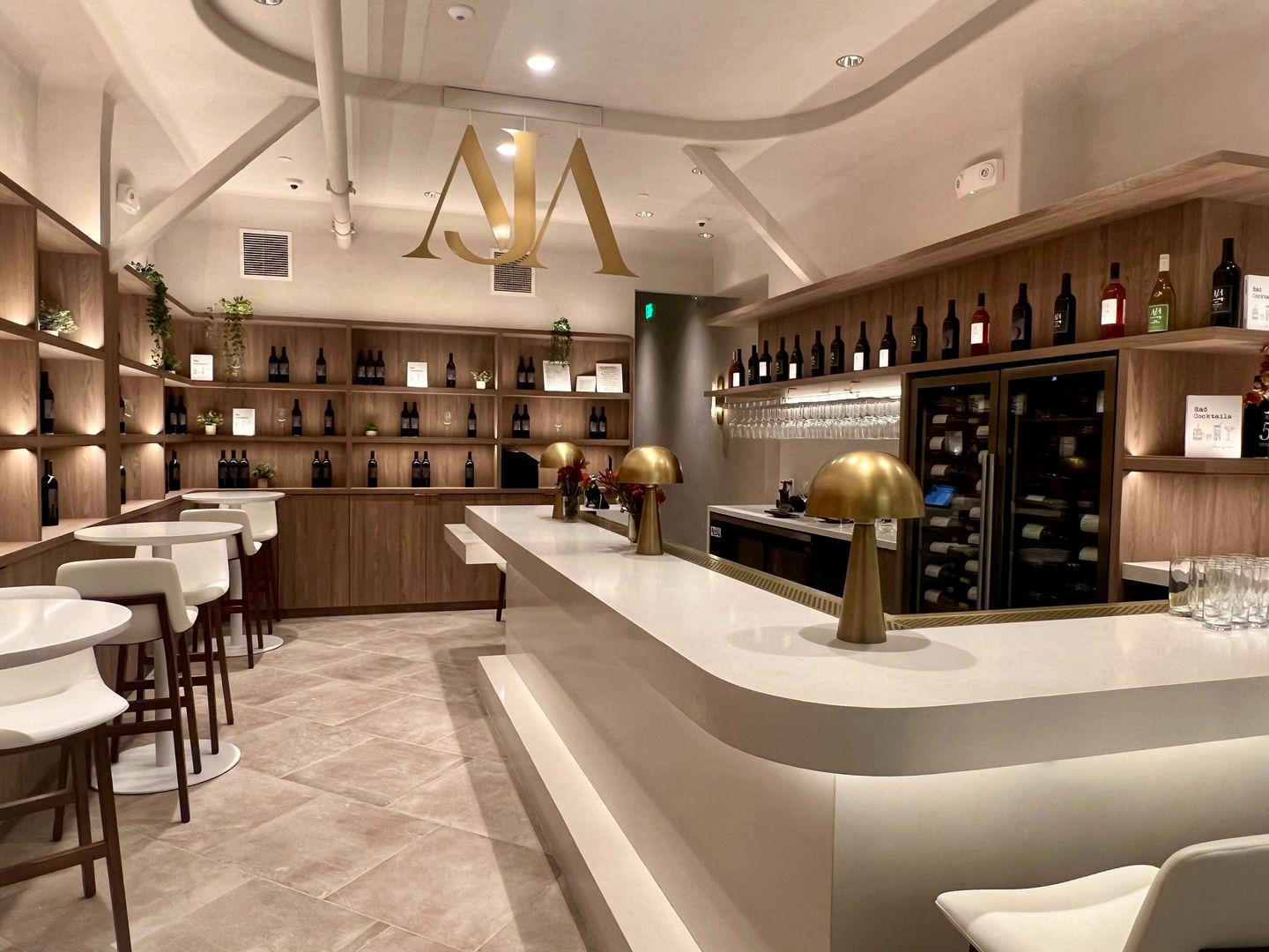 Inside winery