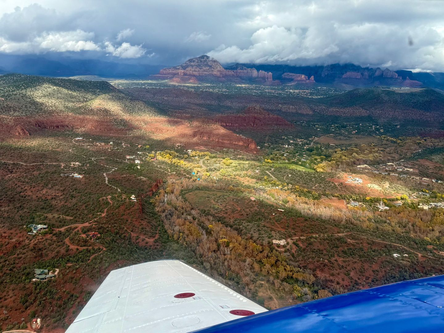 Views from plane