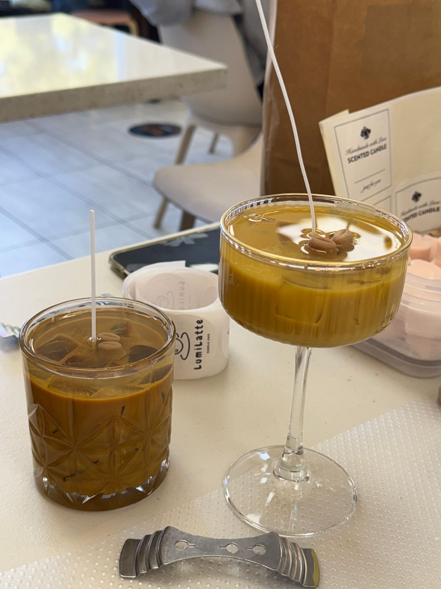 Coffee candles