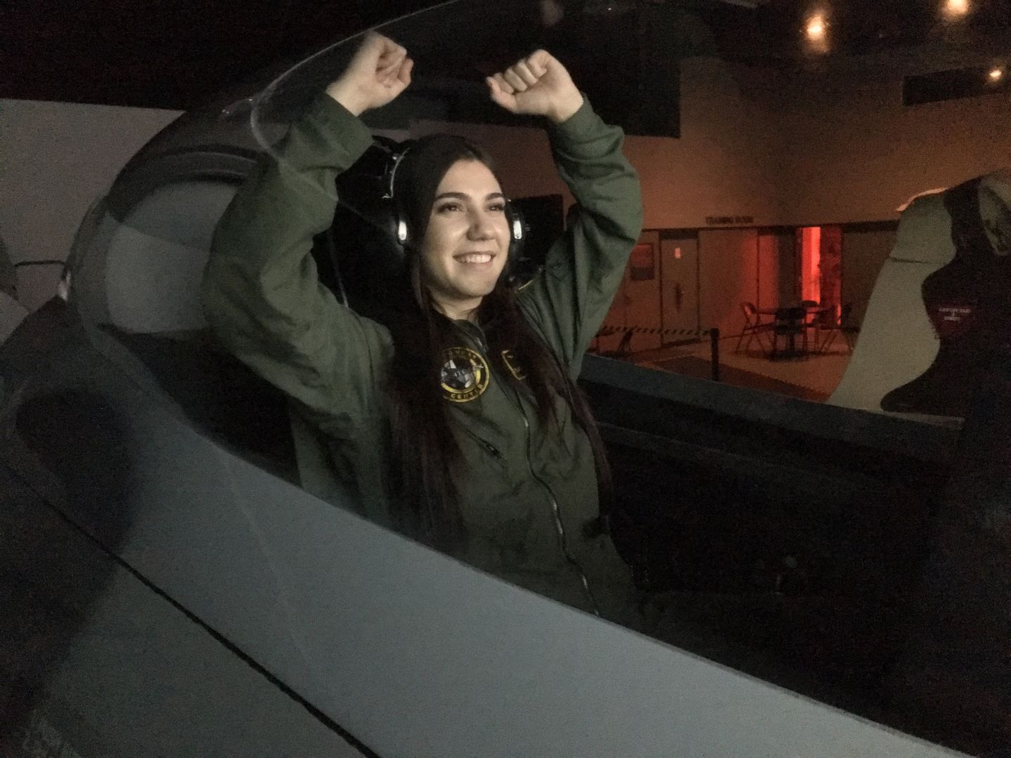 Flying in Fighter Jet Simulation