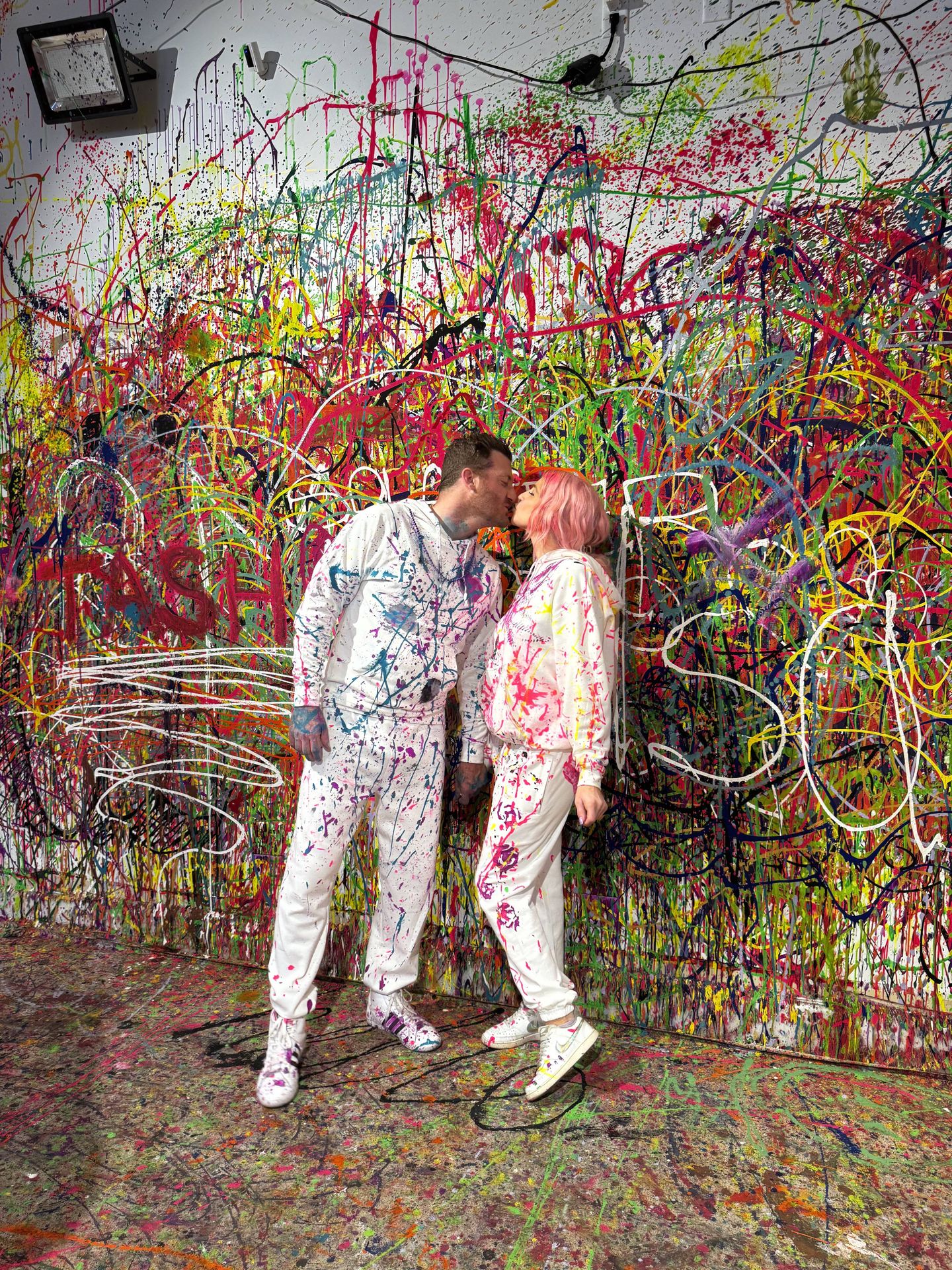 Couple kissing