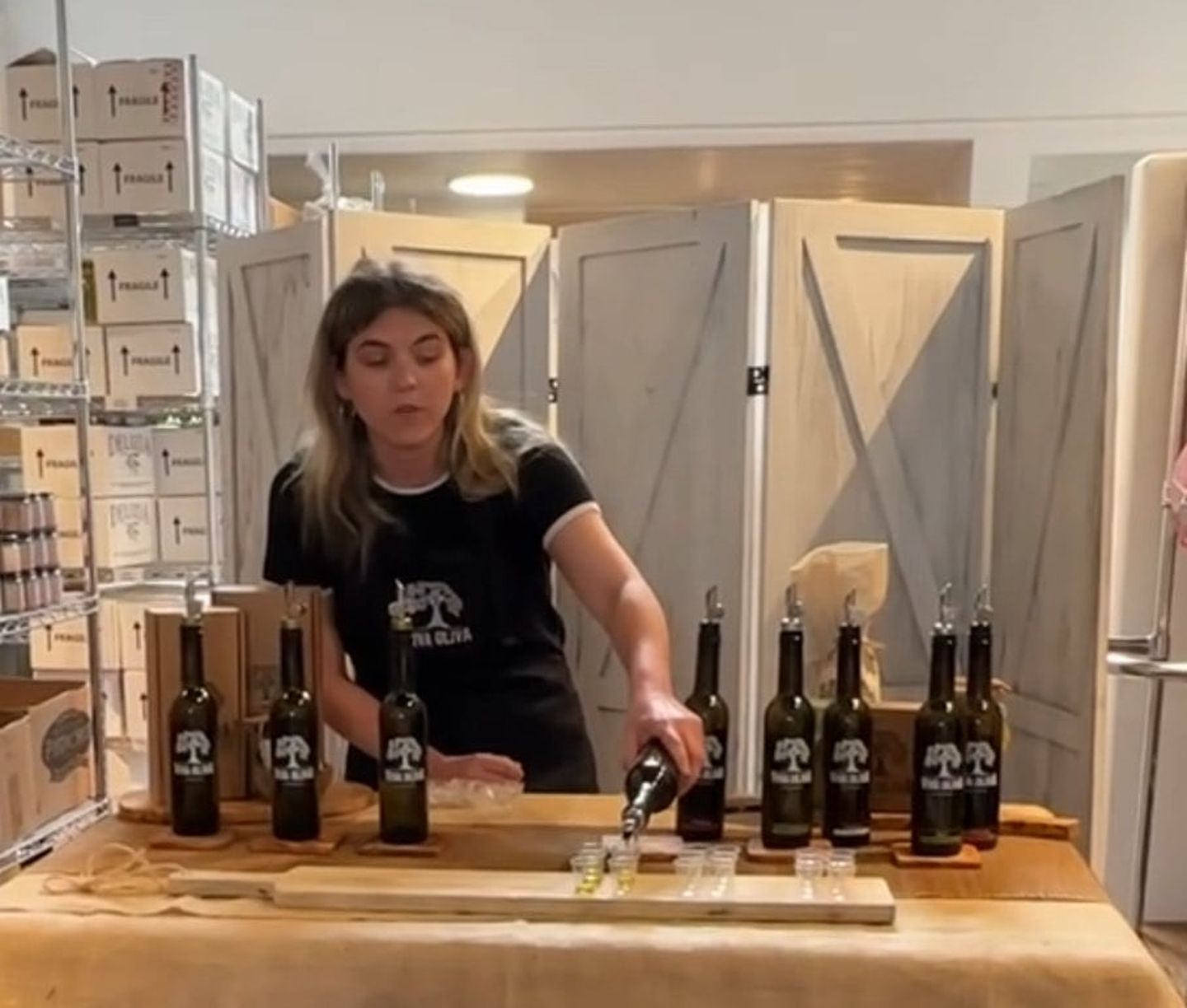 Olive oil tasting