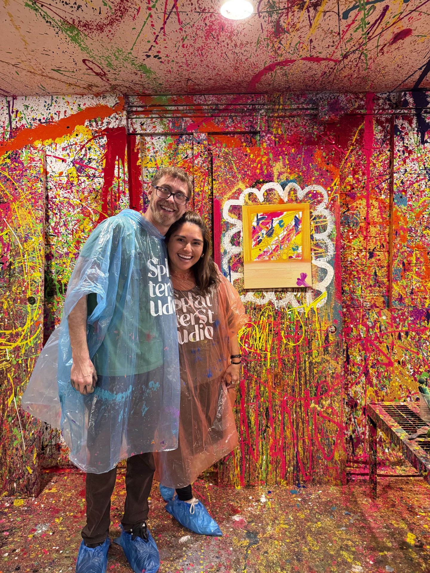 Couple with art