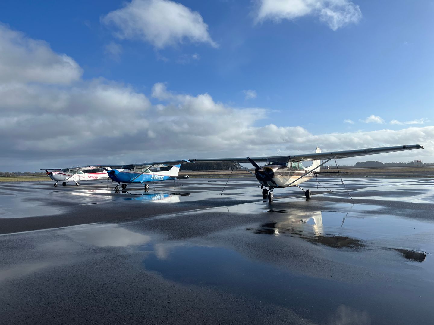 Planes on ground