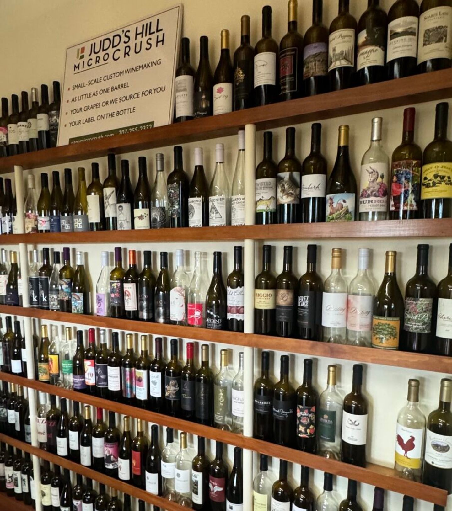 Wine wall
