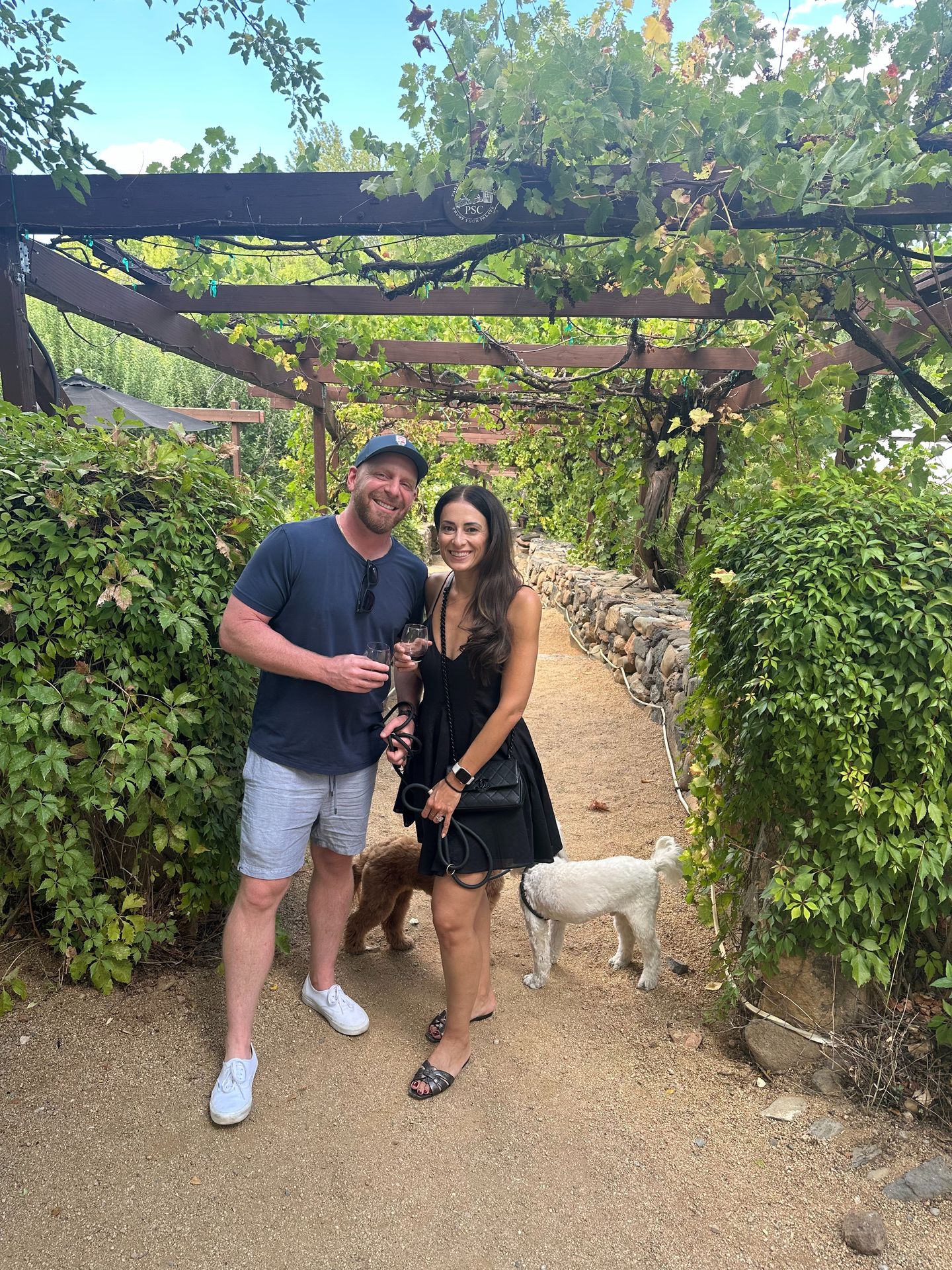 Couple at winery