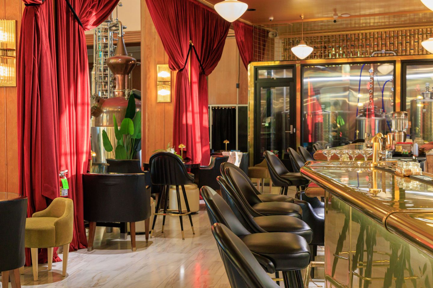 Inside bar area