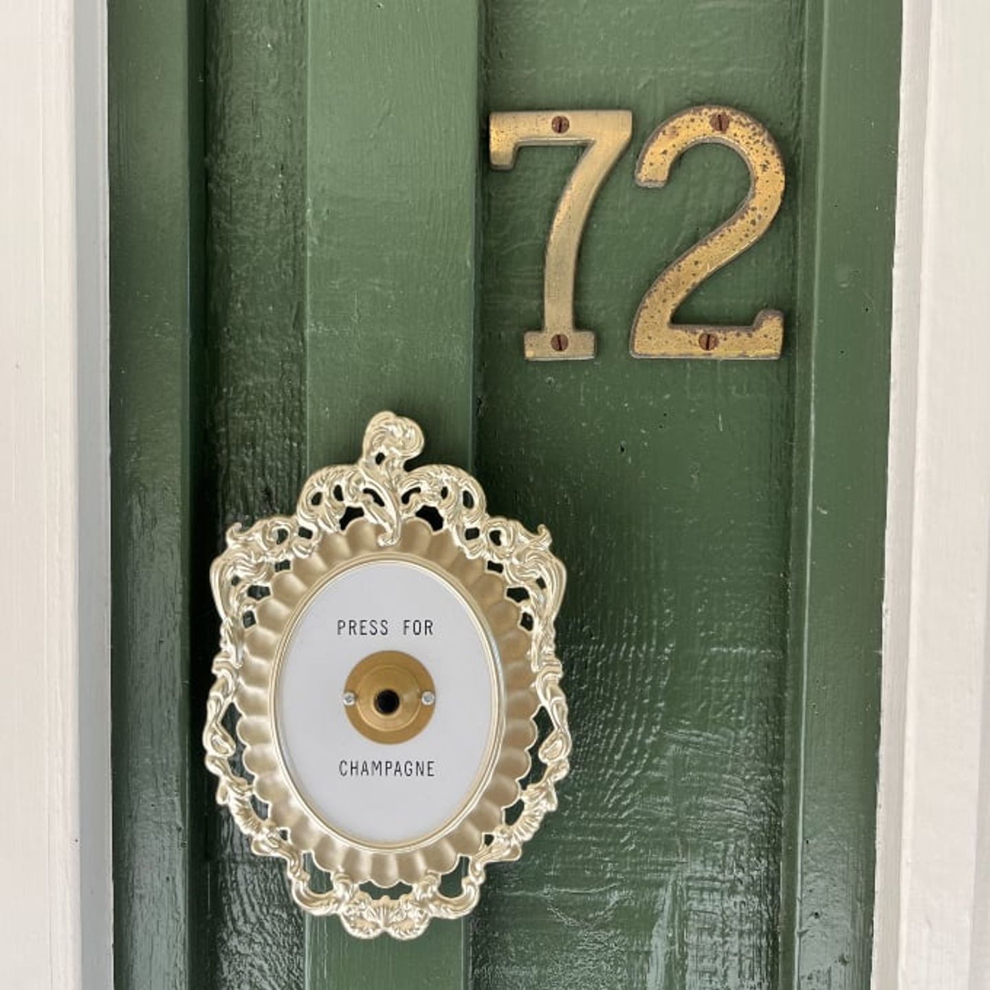 Press for champagne button