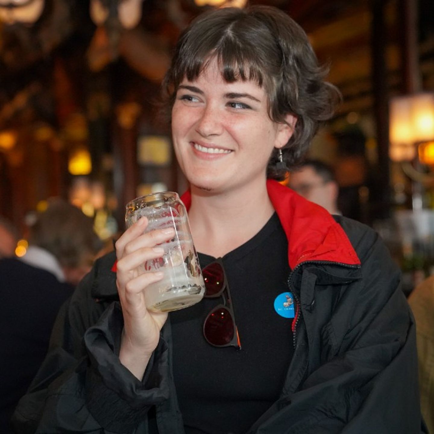 Girl with beer