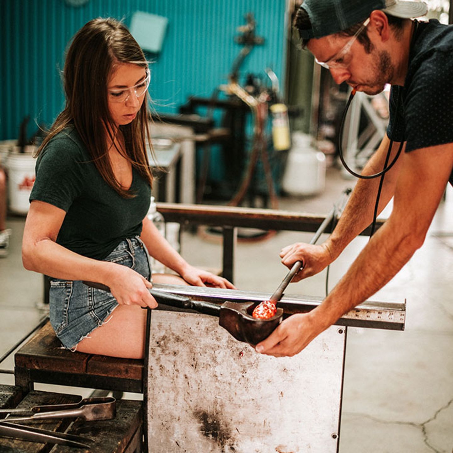 Glassblowing in Sedona