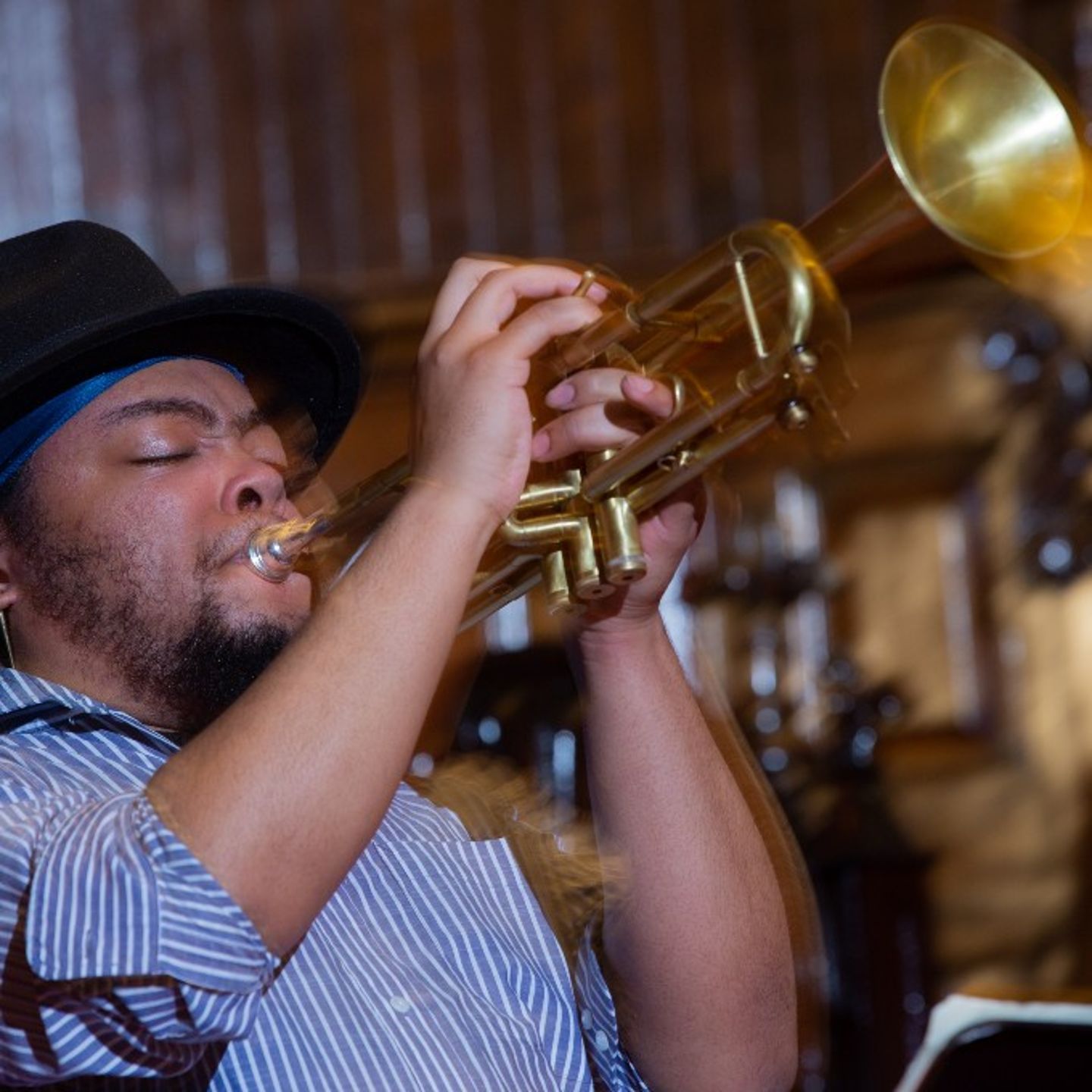 Man playing trumpet