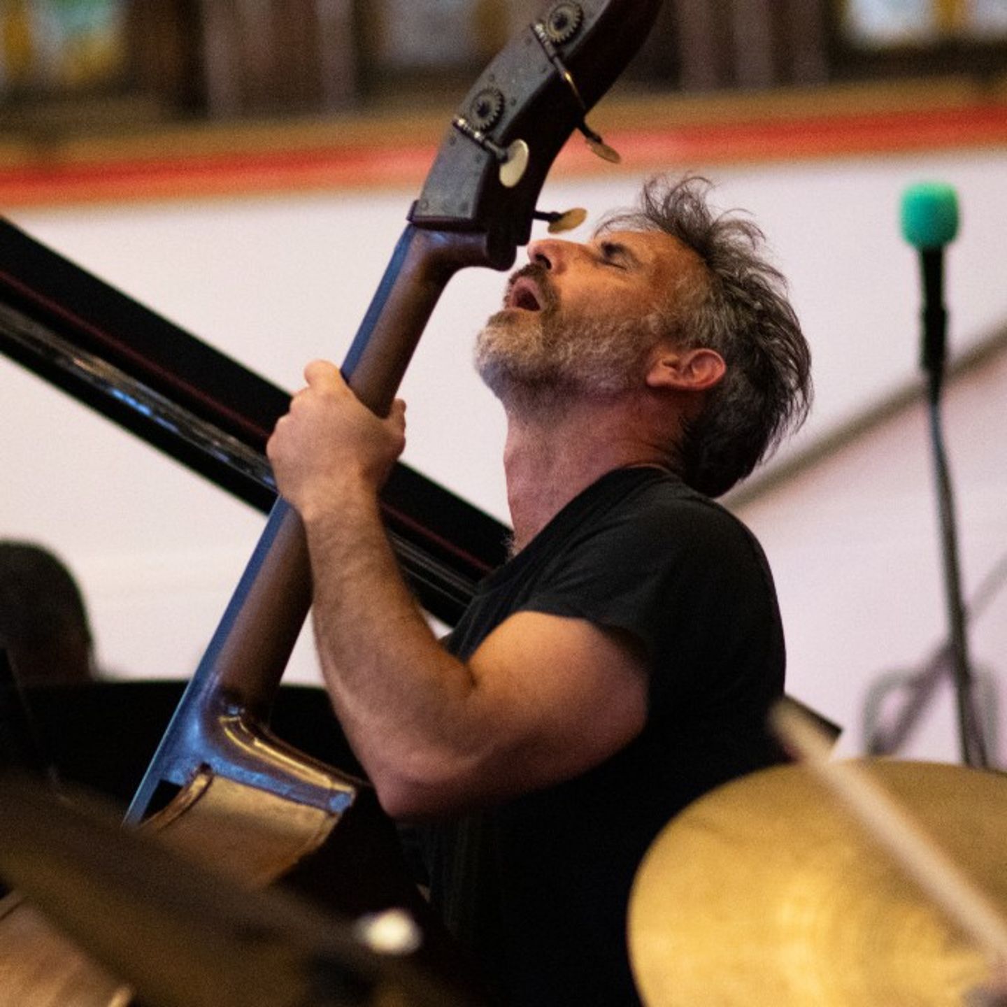 Man playing instrument