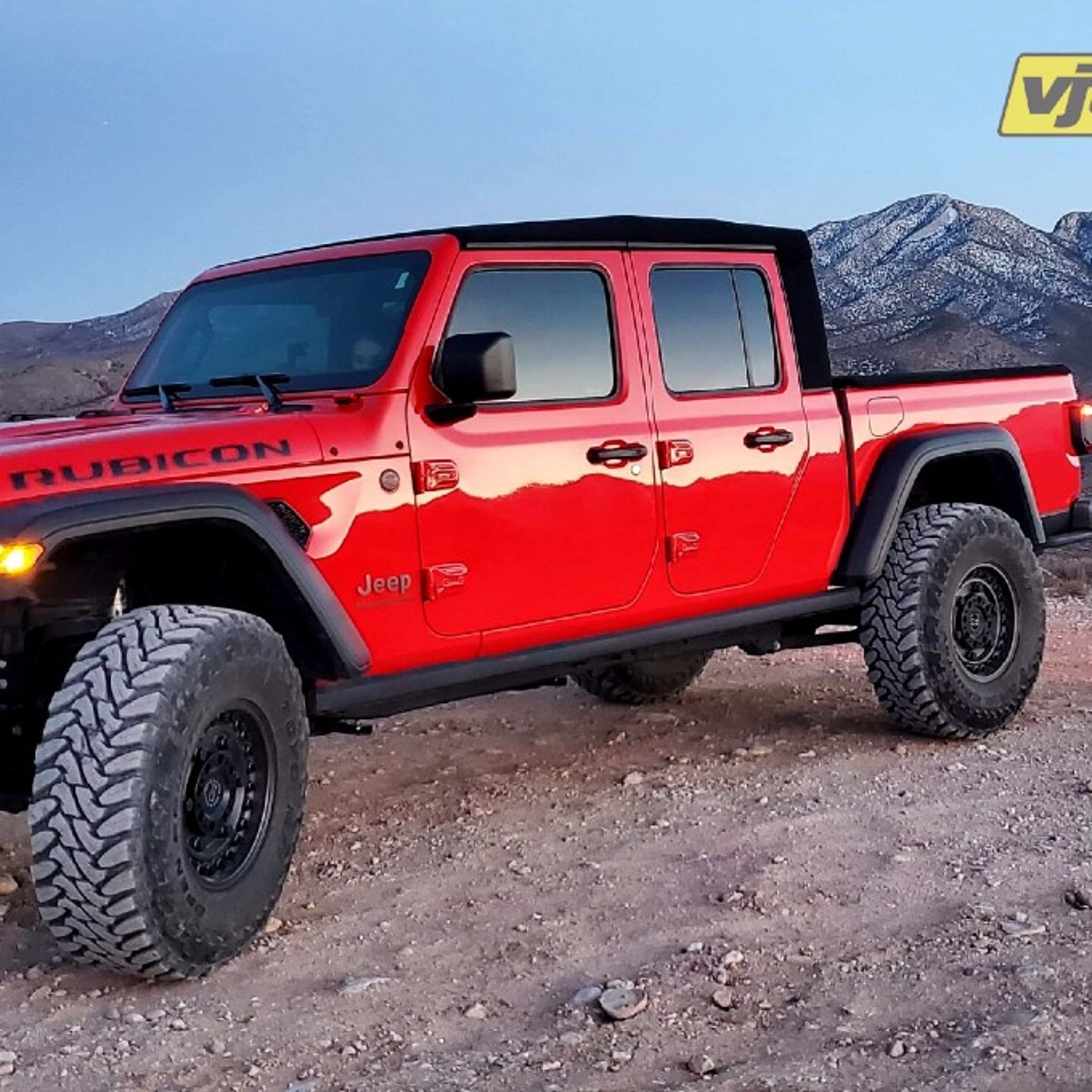 Red Jeep