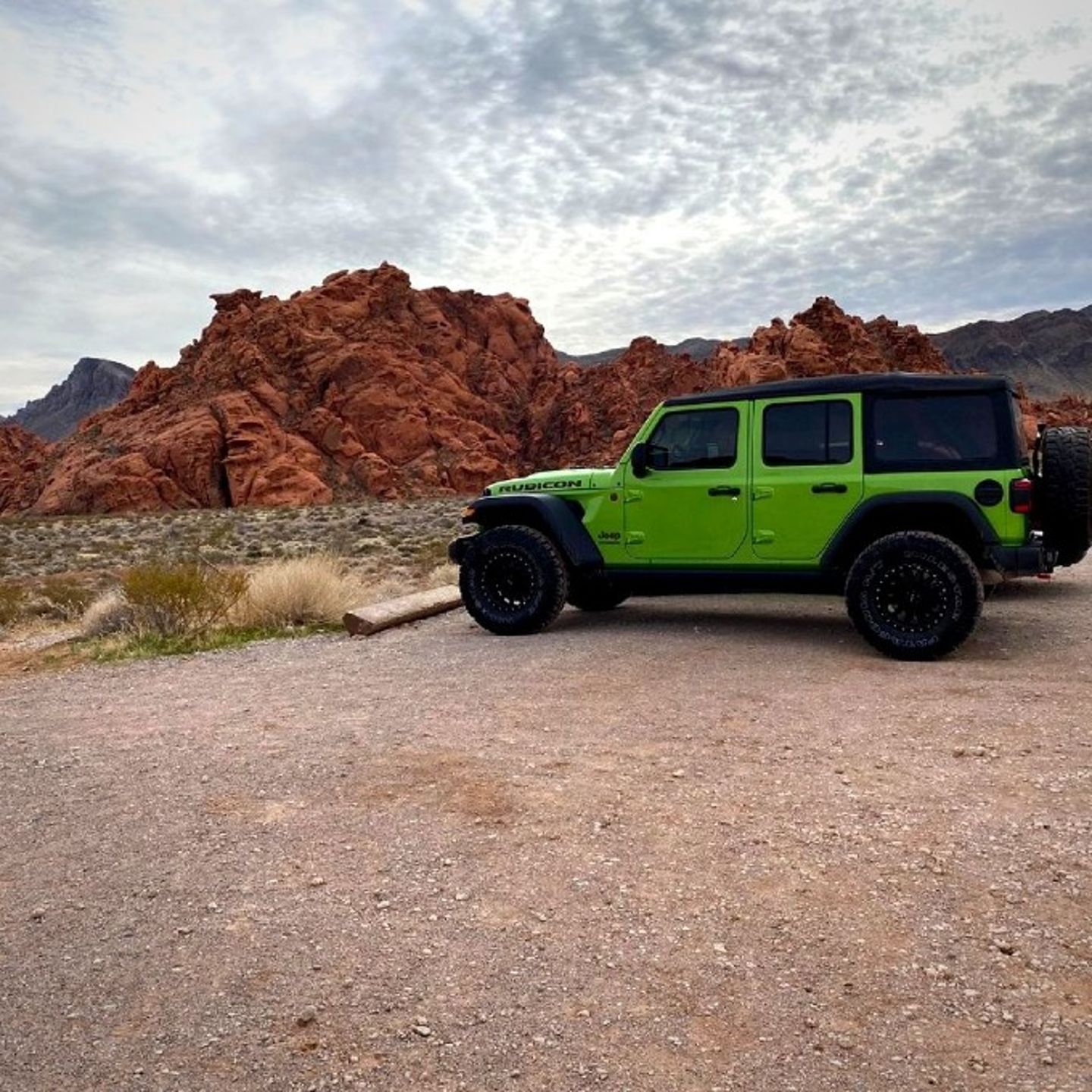 Green Jeep 