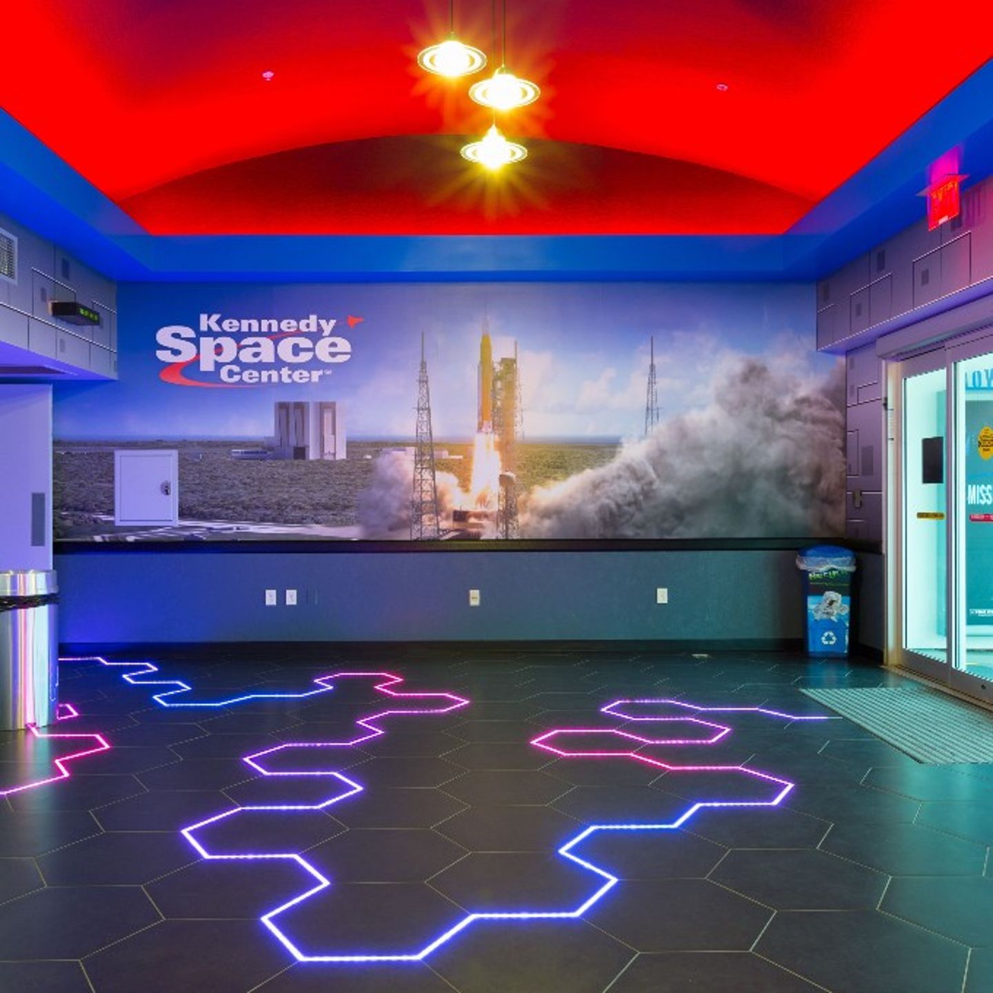 Lobby of space center