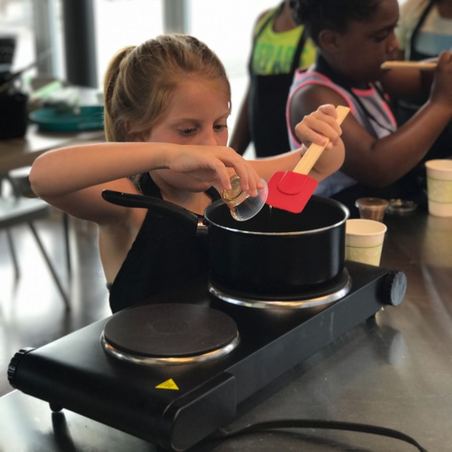 Kid cooking
