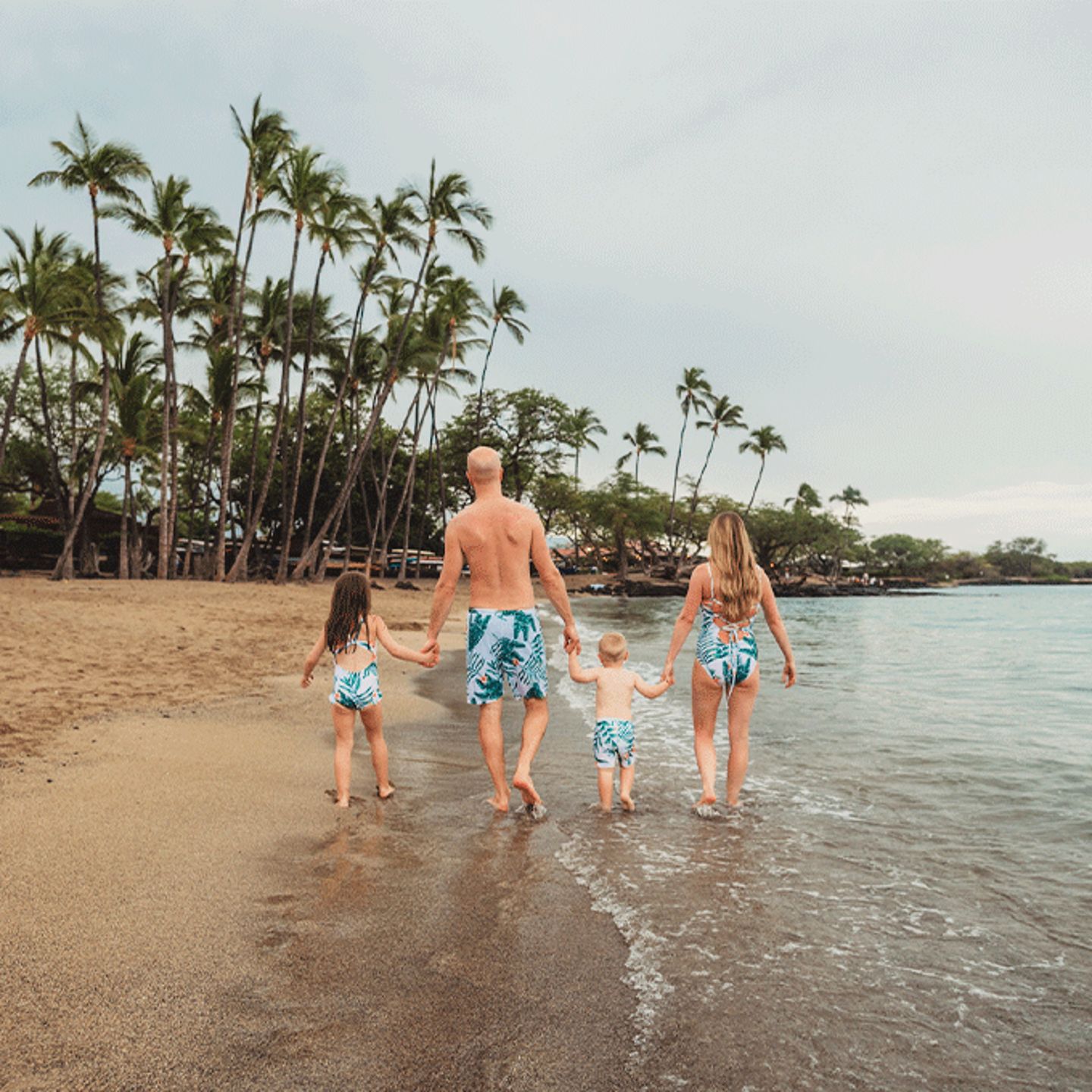 Family on Beach