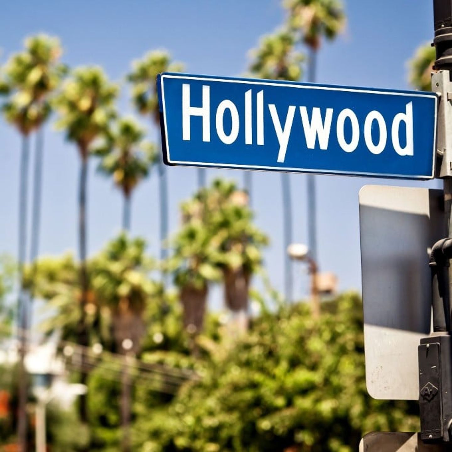 Hollywood street sign