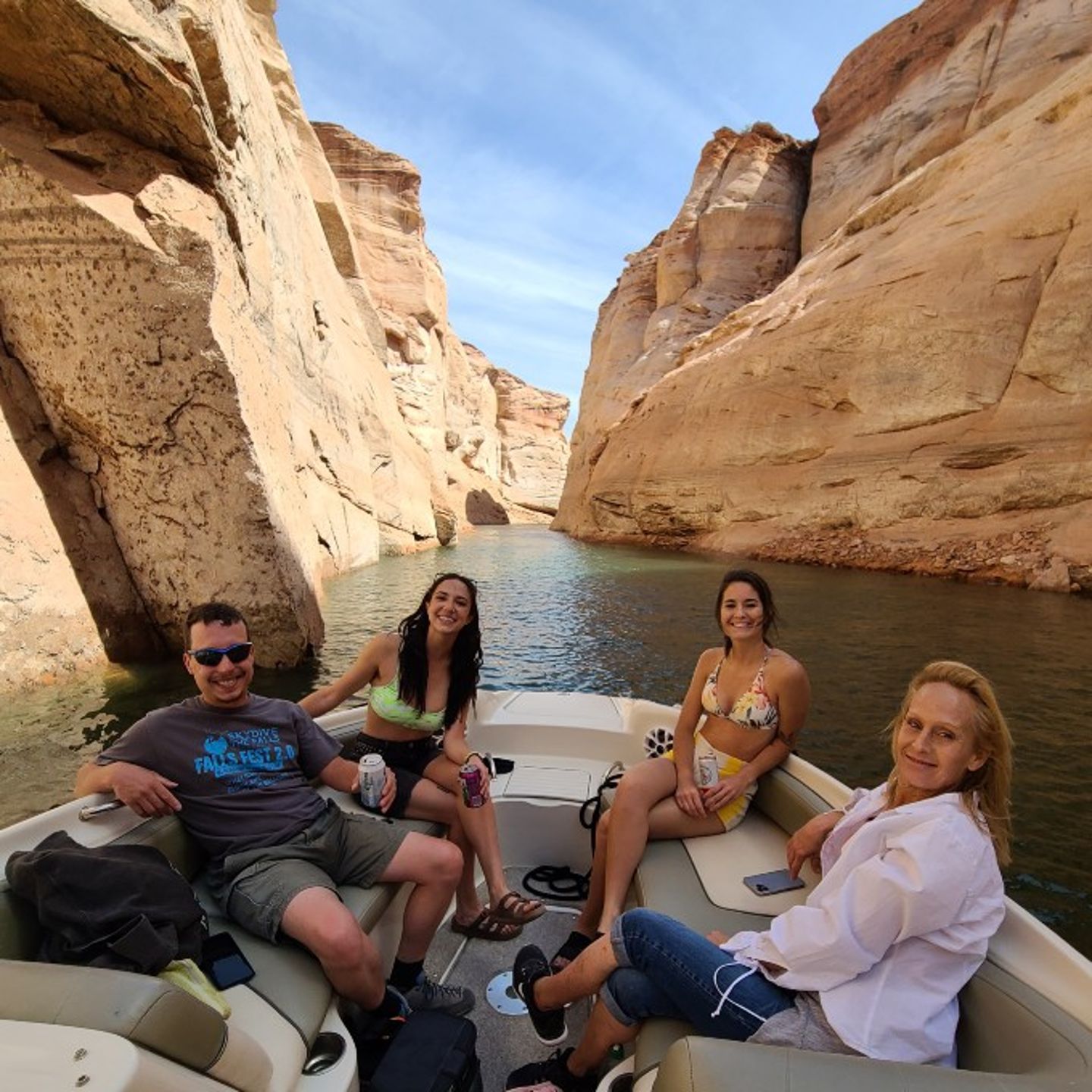 Family on Boat
