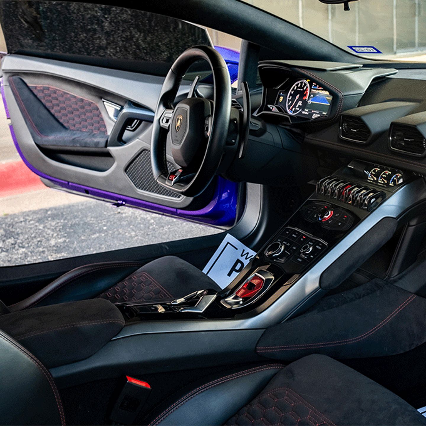 Lamborghini Front Seat