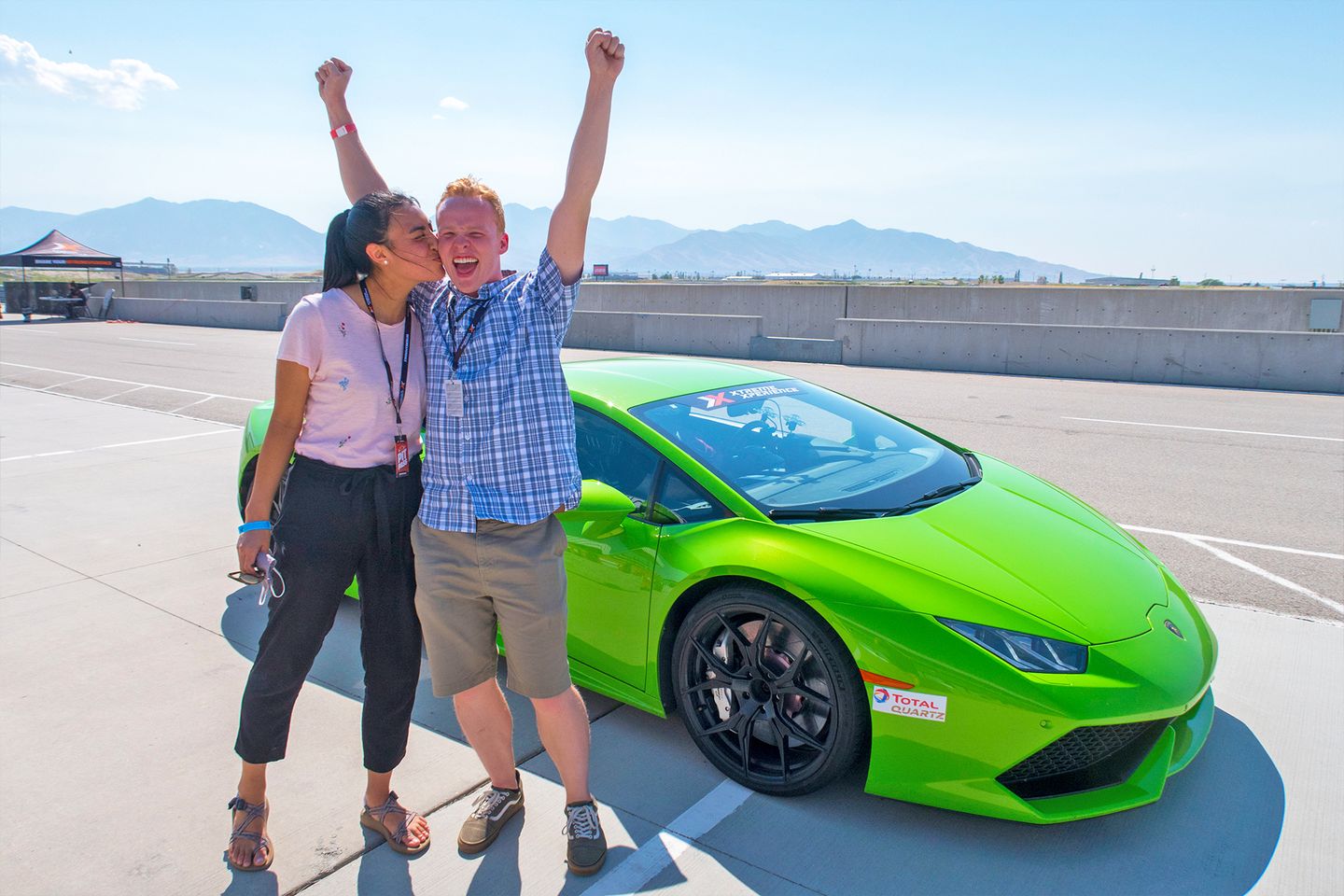 Couple Racing