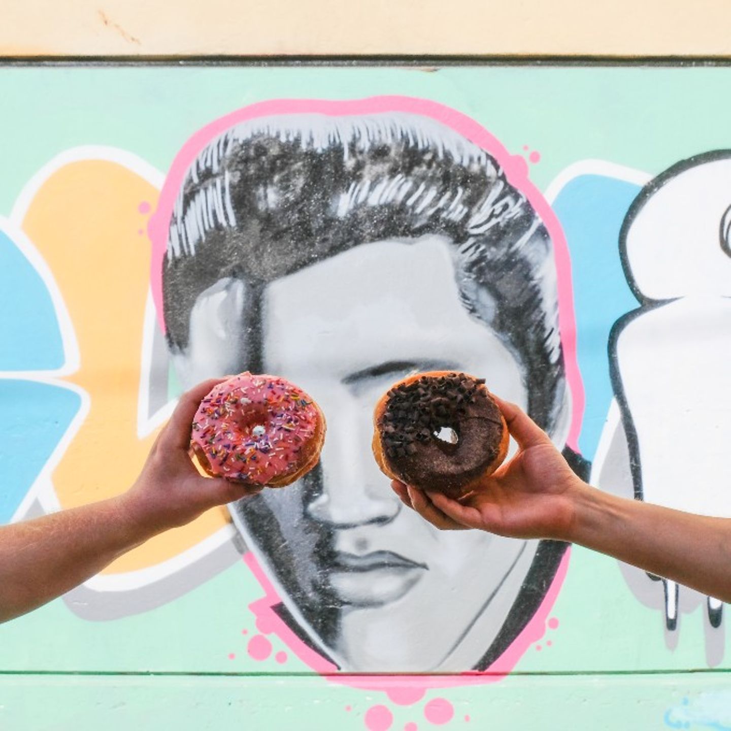 Donuts as eyes