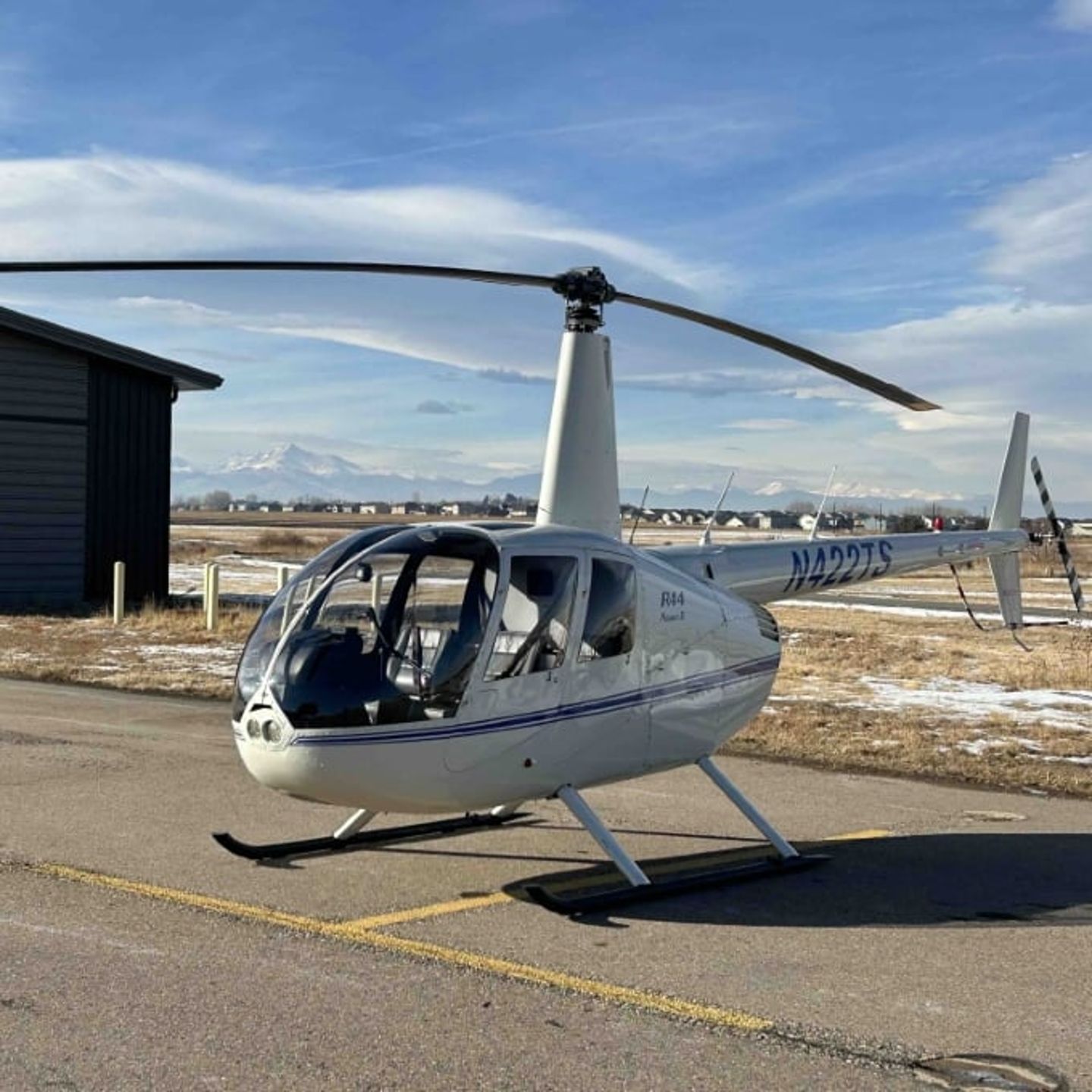 Helicopter up close