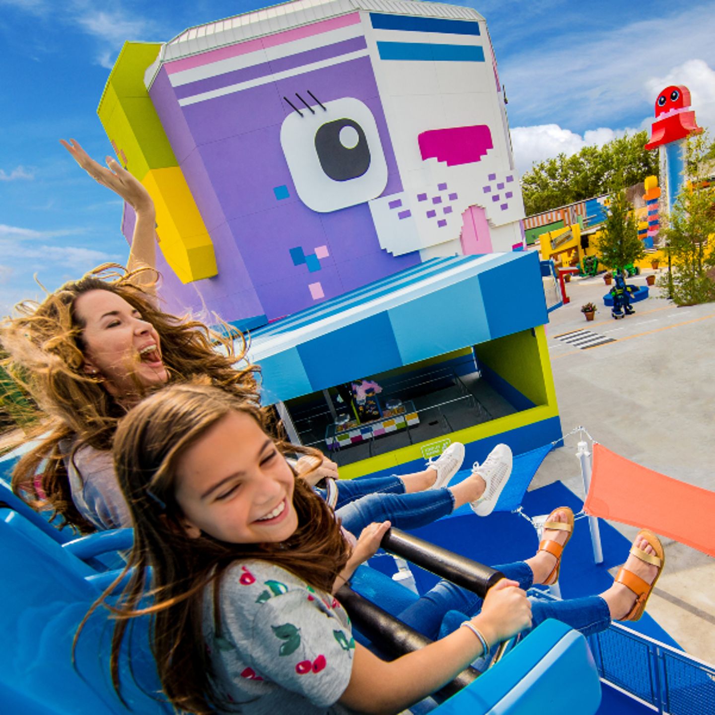 Kid on ride