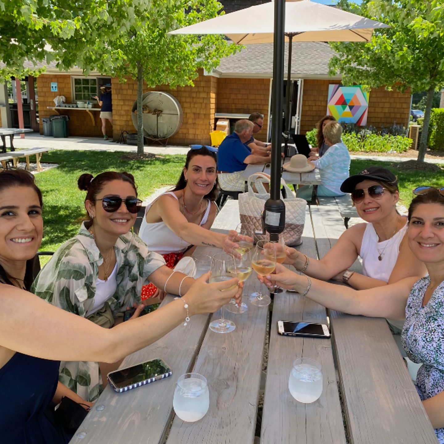 Group at table