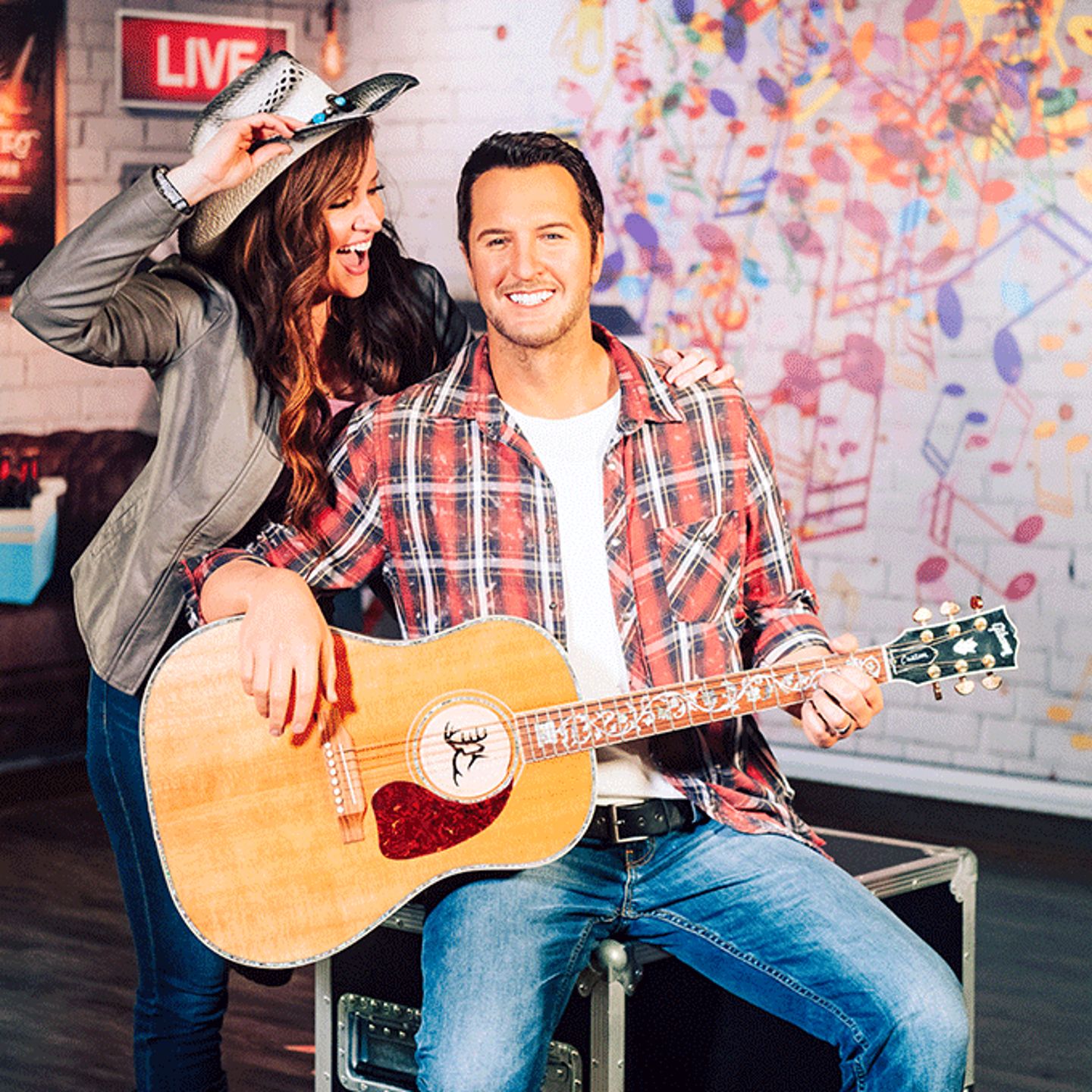 The images shown depict wax figures created and owned by Madame Tussauds.