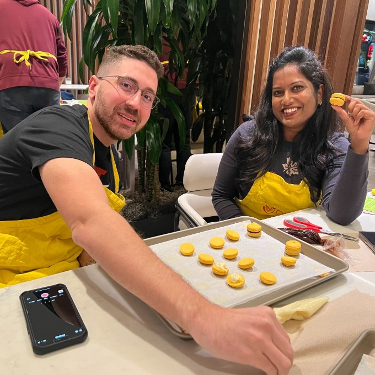 Yellow Macarons