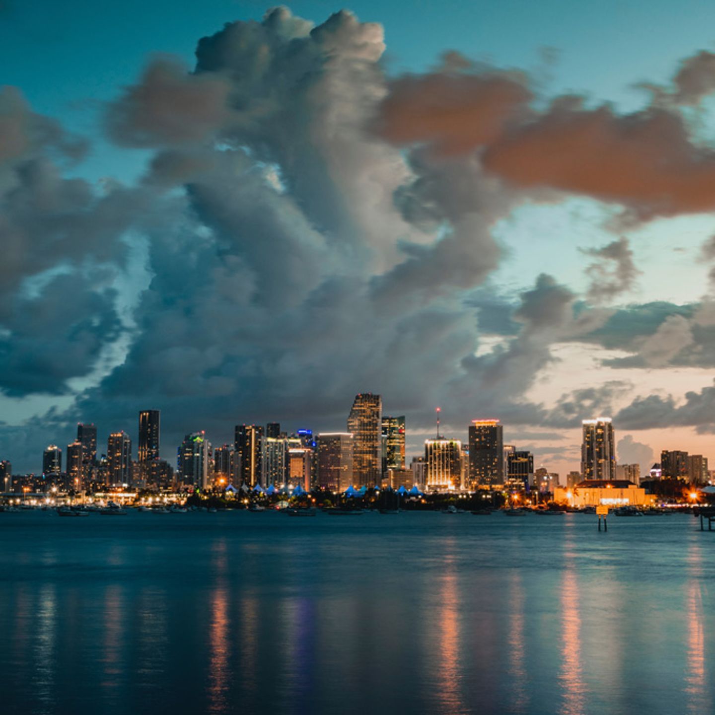 Romantic Flight Over Miami