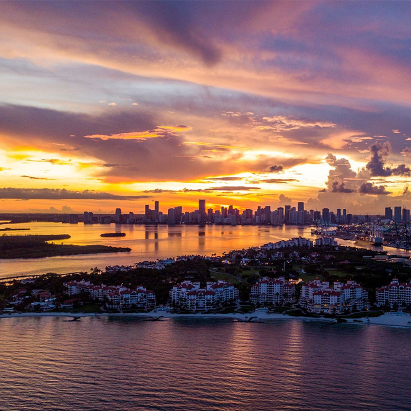 Sunset Scenic Flight 