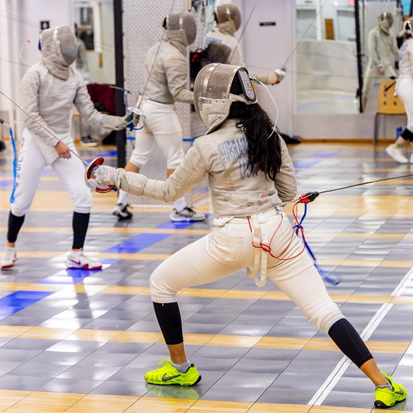 Girl Fencing 