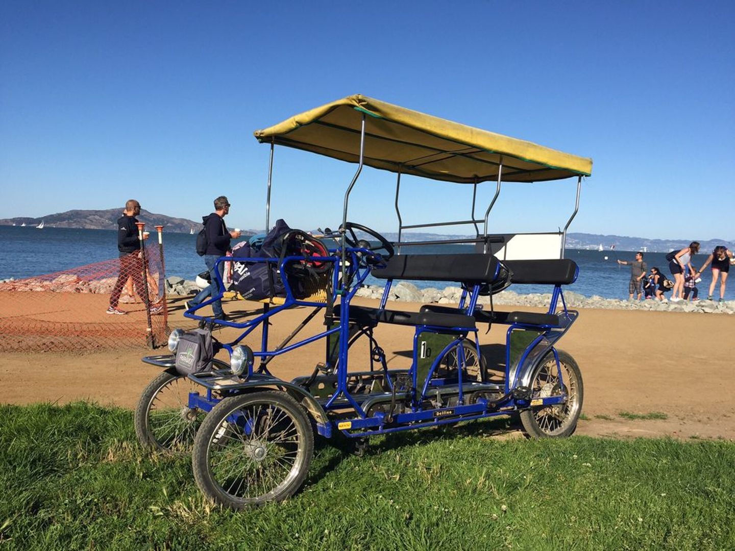 Bike on beach